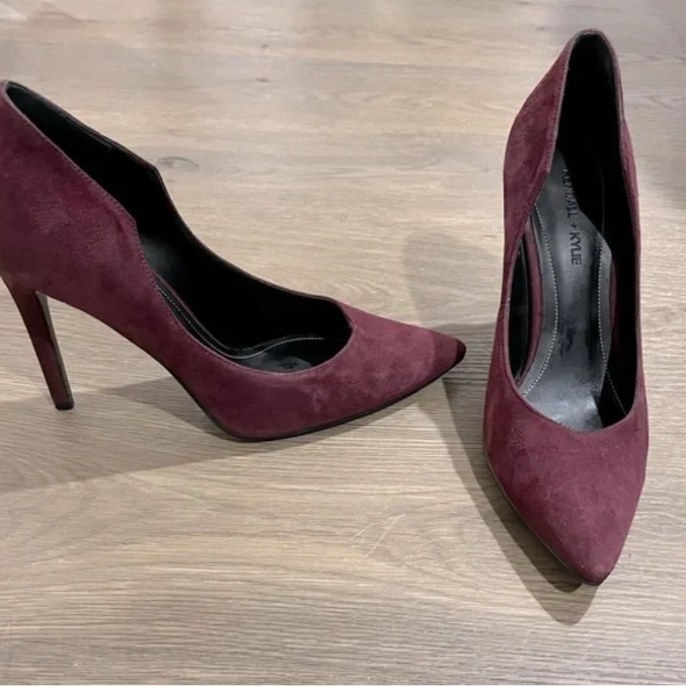 Kendall & Kylie Wine Stiletto Heels